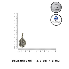 92.5 Sterling Silver Lord Shiva 
