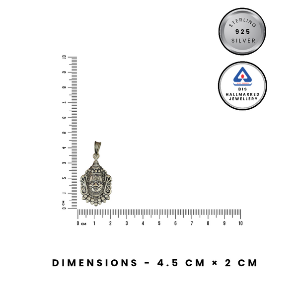 92.5 Sterling Silver Lord Shiva 