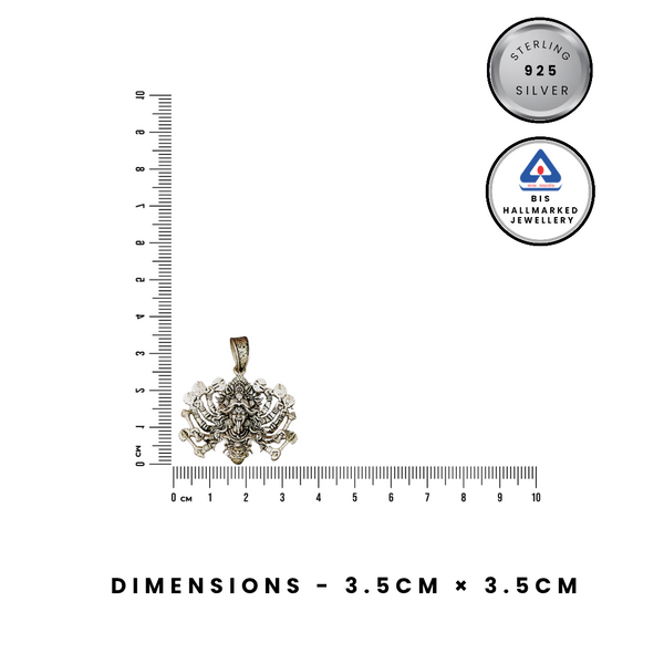 92.5 Sterling Silver Maa Kali 