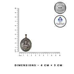 92.5 Sterling Silver Lord Hanuman 