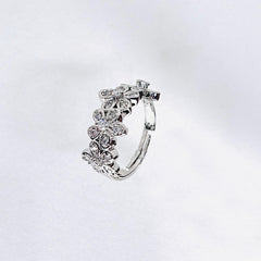 Sterling silver Garden Bloom Silver Ring