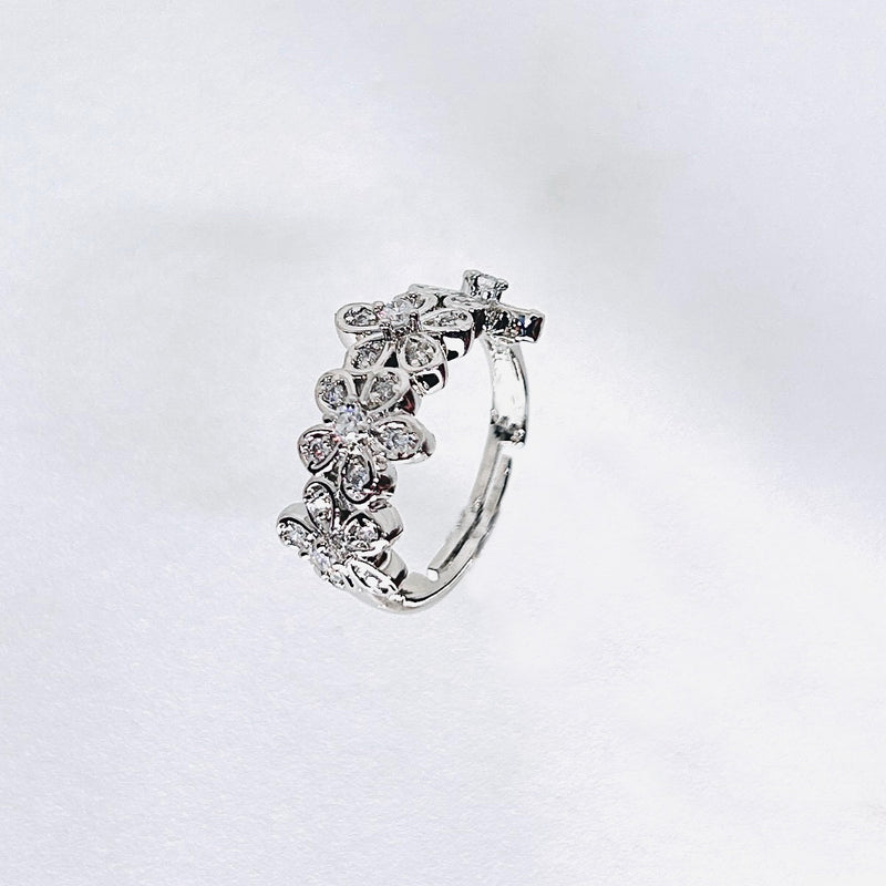 Sterling silver Garden Bloom Silver Ring
