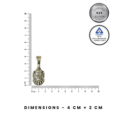 92.5 Sterling Silver Lord Shiva 