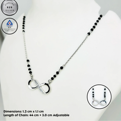 Silver forever Infinity Mangalsutra