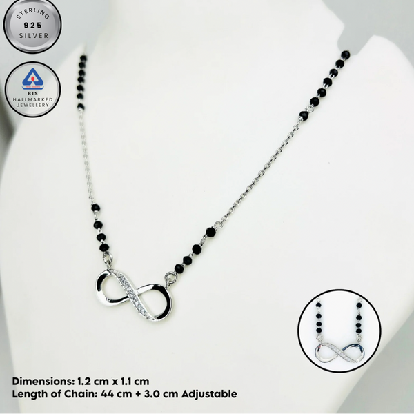 Silver forever Infinity Mangalsutra