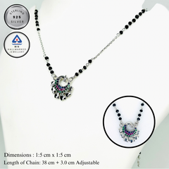 Silver Peacock Mangalsutra