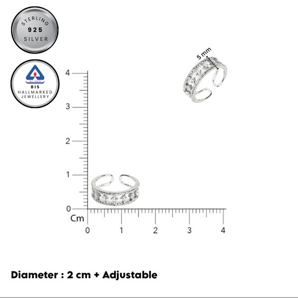 Sterling Silver ring Matrix Band
