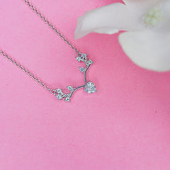 Silver ForestCrown Chain Pendant