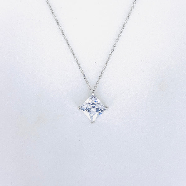Silver SquareLuxe Chain Pendant