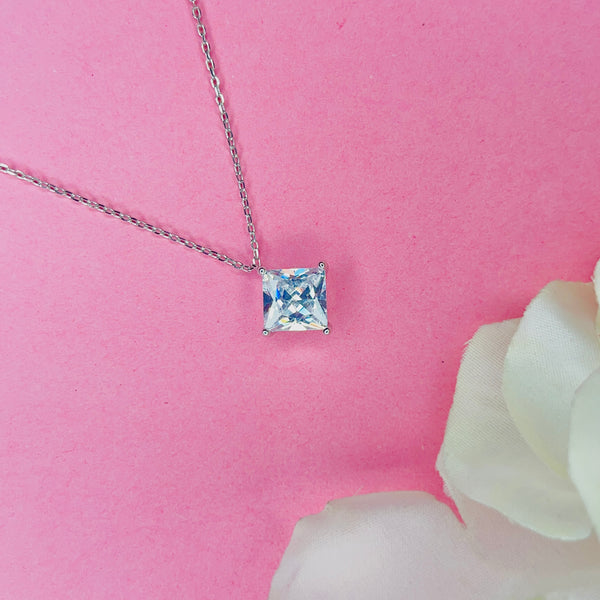 Silver SquareLuxe Chain Pendant
