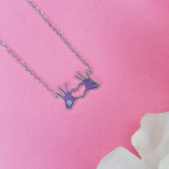 Silver Heartfelt Love Chain Pendant