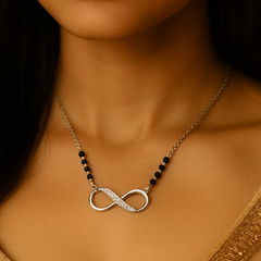 Silver forever Infinity Mangalsutra