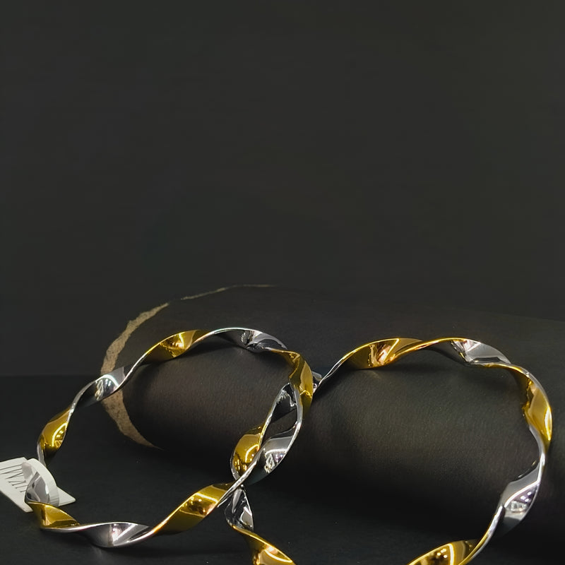 Rukmi’s 92.5 Rose Gold Plated Silver Bangles –