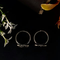 92.5 Sterling Silver Enchanted Butterfly Toe Rings (Pair)
