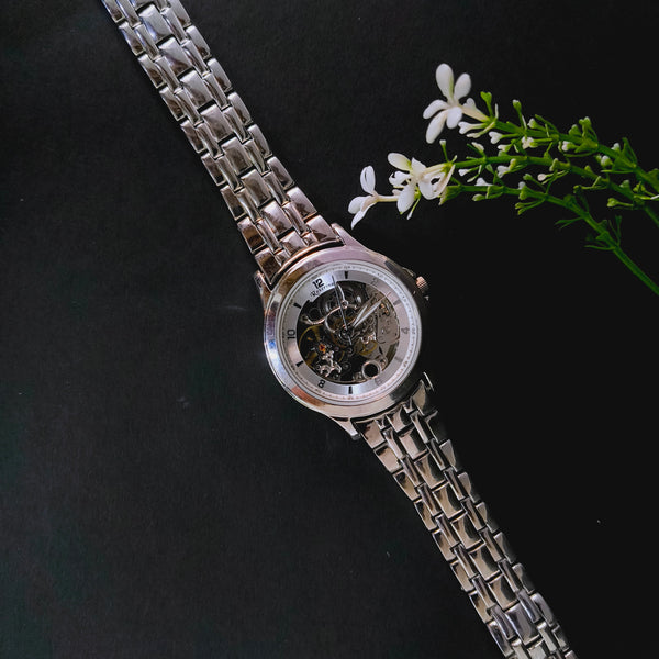 Men’s 92.5 Sterling Silver Skelzo Automatic Watch