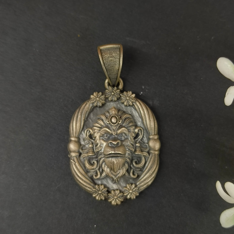 92.5 Sterling Silver Lord Hanuman 