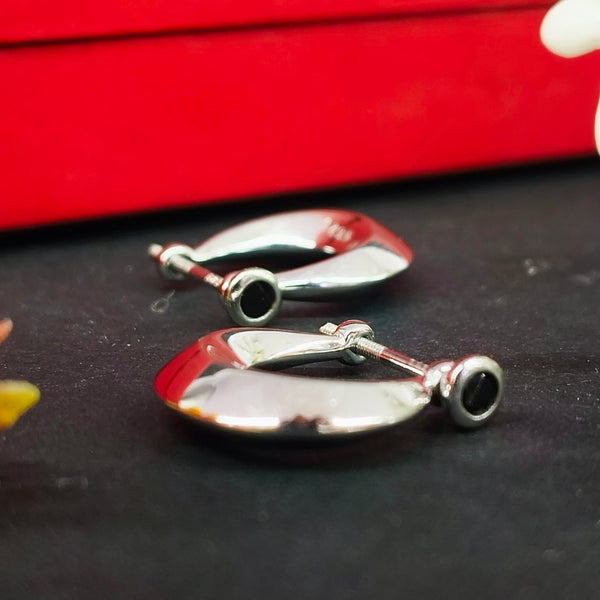 92.5 Sterling Silver Bold Crescent 