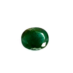 Natural Emerald (Panna) Gemstone – Oval Cut Certified Green Stone