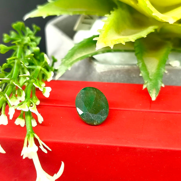 Natural Earth-Mined Green Emerald