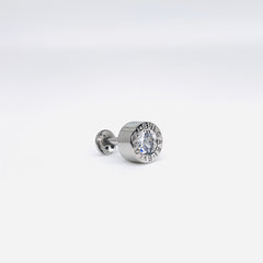 Silver Bvlgari Solitaire Top