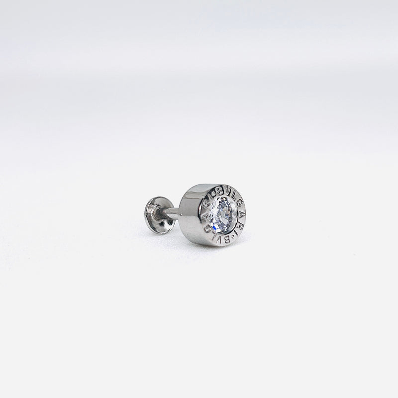 Silver Bvlgari Solitaire Top