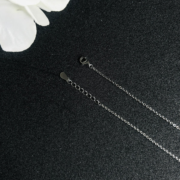 Sterling Silver Delicate Leaf Anklet