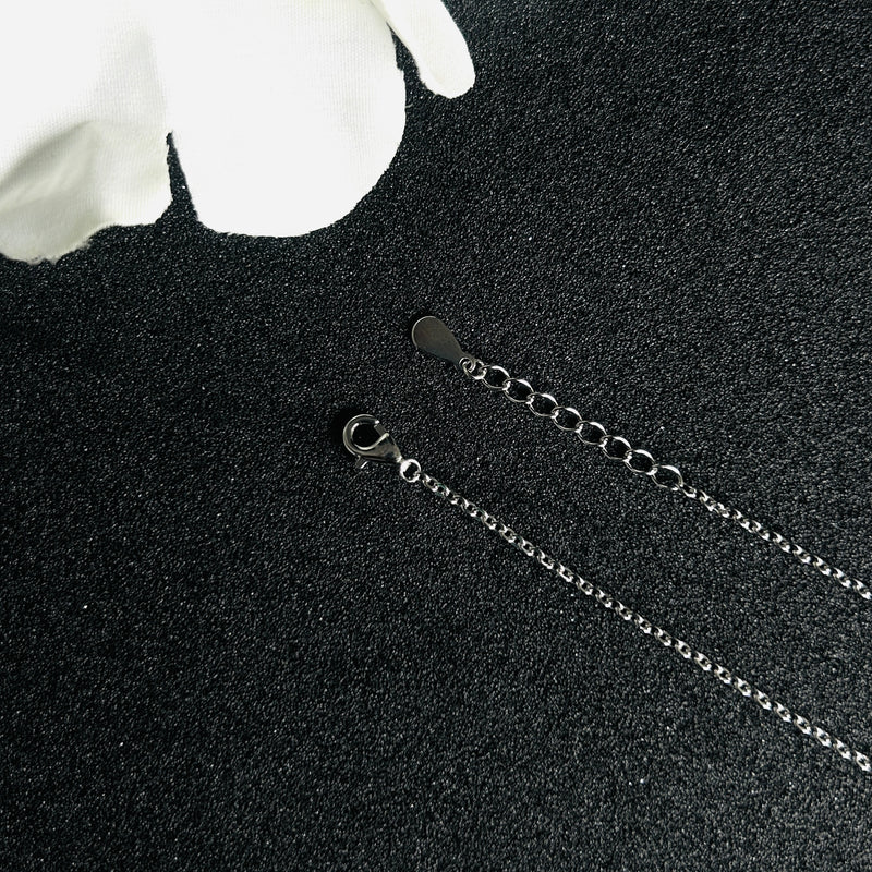 Sterling Silver LeafAura Anklet