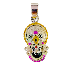 Khatu Shyam Ji 92.5 Sterling Silver Pendant for Men & Women