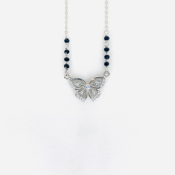 Silver Butterfly Bliss Mangalsutra