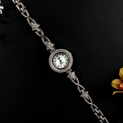 92.5 Sterling Silver Infinity Star Tennis Watch