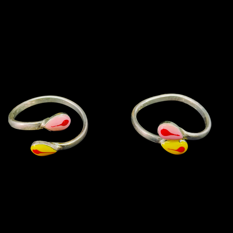 92.5 Sterling Silver Toe Rings (Bichhiya)