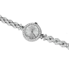 92.5 Sterling Silver Art Deco Solitaire Watch