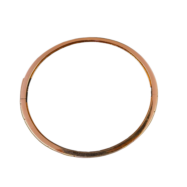 92.5 Sterling Silver Ruby Red & Rose Gold Luxury Kada