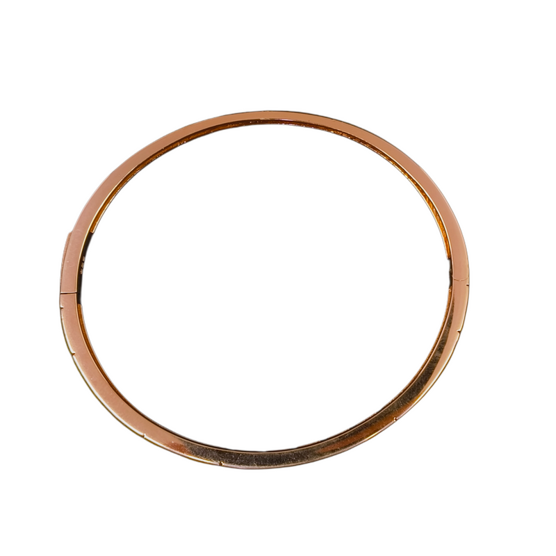 92.5 Sterling Silver Ruby Red & Rose Gold Luxury Kada