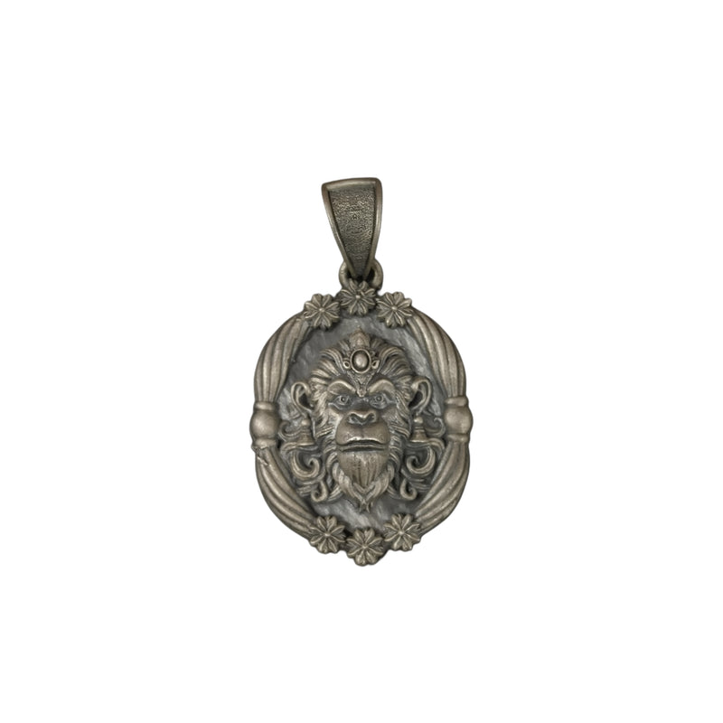 92.5 Sterling Silver Lord Hanuman 
