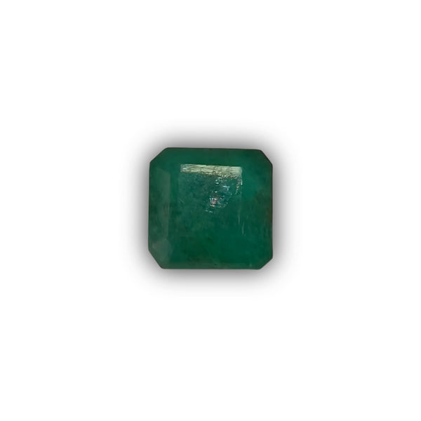 Natural Green Emerald Octagon Step-Cut Loose Gemstone