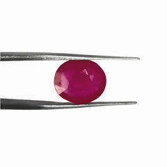 Natural Pink Ruby Oval-Cut Loose Gemstone