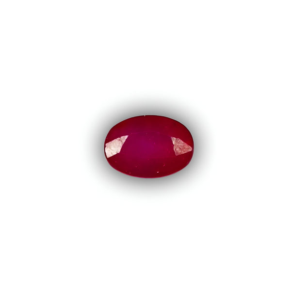Natural Pink Ruby Oval-Cut Loose Gemstone