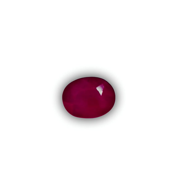Natural Pink Ruby Oval-Cut Loose Gemstone