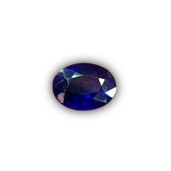 Natural Blue Sapphire (Neelam) Oval-Cut Loose Gemstone