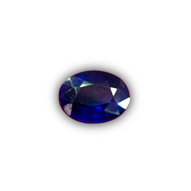 Natural Blue Sapphire (Neelam) Oval-Cut Loose Gemstone