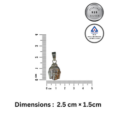 92.5 Sterling Silver Enlightened Gautam Buddha Face Pendant