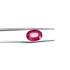 Natural Pink Ruby Oval-Cut Loose Gemstone