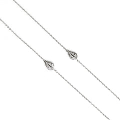 Sterling Silver Leafloom Anklet