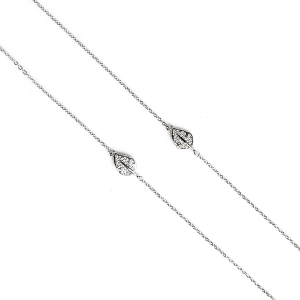 Sterling Silver Leafloom Anklet