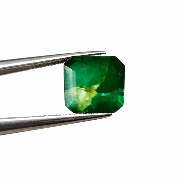 Natural Emerald (Panna) Gemstone – Oval Cut Certified Green Stone