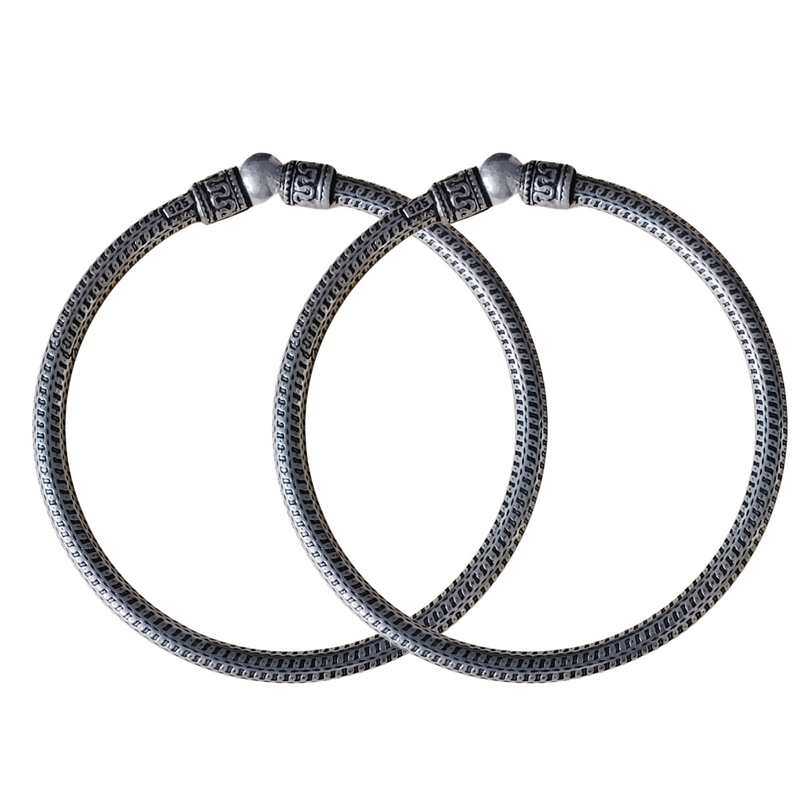 92.5 Sterling Silver Designer Kada for Men & Women