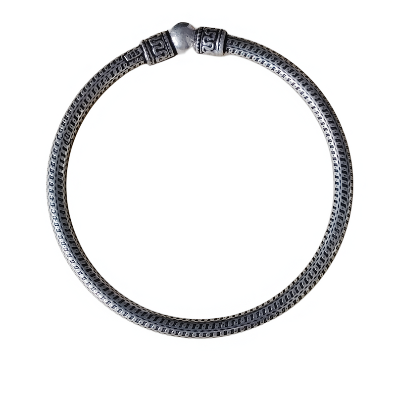 92.5 Sterling Silver Designer Kada for Men & Women