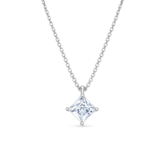 Silver SquareLuxe Chain Pendant necklace