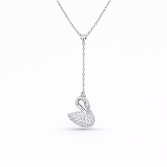 Silver Shiny duck Chain Pendant